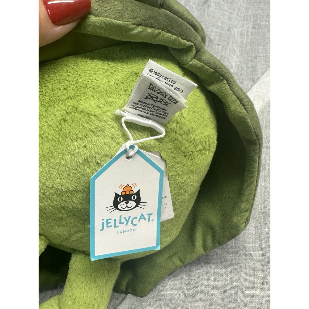 Jellycat Christmas Tree Ricky Rain Frog - NWT New w Tags - Holiday - Authentic - Picture 9 of 14